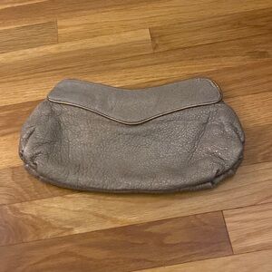 Lauren Merkin Gold Clutch Bag